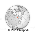 Outline Map of the Area around 67° 12' 43" N, 123° 19' 29" E, rectangular outline