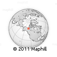 Outline Map of the Area around 67° 12' 43" N, 128° 16' 30" W, rectangular outline
