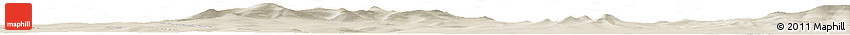 Shaded Relief Horizon Map of the Area around 67° 12' 43" N, 134° 22' 30" E