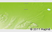 Physical 3D Map of the area around 67° 12' 43" N, 145° 25' 30" E