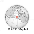 Outline Map of the Area around 67° 12' 43" N, 152° 55' 30" W, rectangular outline