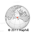 Outline Map of the Area around 67° 12' 43" N, 163° 58' 29" W, rectangular outline