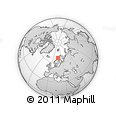 Outline Map of the Area around 67° 12' 43" N, 17° 4' 30" E, rectangular outline