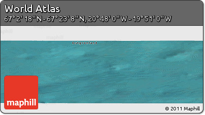 Satellite Panoramic Map of the Area around 67° 12' 43" N, 20° 19' 30" W