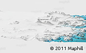Satellite Panoramic Map of the area around 67° 12' 43" N, 33° 55' 29" W