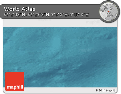Satellite 3D Map of the Area around 67° 12' 43" N, 3° 28' 30" E