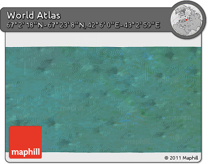 Satellite 3D Map of the Area around 67° 12' 43" N, 42° 34' 30" E