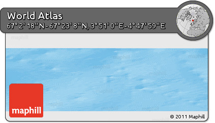Physical Panoramic Map of the Area around 67° 12' 43" N, 4° 19' 30" E