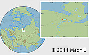 Savanna Style Location Map of the area around 67° 12' 43" N, 67° 13' 29" E