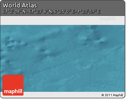 Satellite 3D Map of the Area around 67° 12' 43" N, 6° 52' 30" E
