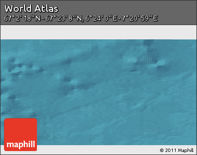 Satellite 3D Map of the Area around 67° 12' 43" N, 6° 52' 30" E