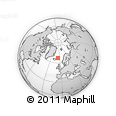 Outline Map of the Area around 67° 12' 43" N, 6° 43' 29" W, rectangular outline
