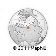 Outline Map of the Area around 67° 12' 43" N, 74° 1' 30" E, rectangular outline