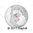 Outline Map of the Area around 67° 12' 43" N, 77° 16' 30" W, rectangular outline