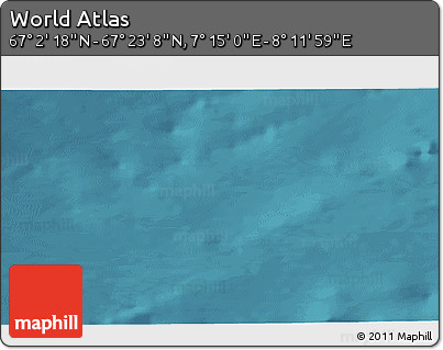 Satellite 3D Map of the Area around 67° 12' 43" N, 7° 43' 29" E