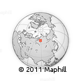 Outline Map of the Area around 67° 12' 43" N, 87° 37' 30" E, rectangular outline