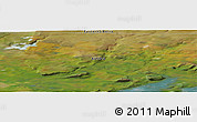 Satellite Panoramic Map of the area around 67° 12' 43" N, 88° 28' 29" E