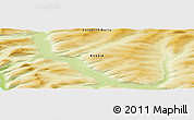 Physical Panoramic Map of the area around 67° 12' 43" N, 94° 25' 30" E