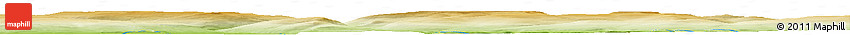 Physical Horizon Map of the Area around 67° 12' 43" N, 96° 7' 30" E
