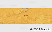 Political Panoramic Map of the area around 67° 31' 18" N, 102° 55' 30" E
