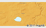 Political 3D Map of the area around 67° 31' 18" N, 103° 46' 30" E