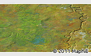 Satellite 3D Map of the area around 67° 31' 18" N, 103° 46' 30" E