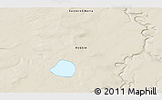 Shaded Relief 3D Map of the area around 67° 31' 18" N, 103° 46' 30" E