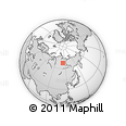 Outline Map of the Area around 67° 31' 18" N, 113° 7' 30" E, rectangular outline