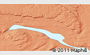 Political 3D Map of the area around 67° 31' 18" N, 117° 13' 29" W