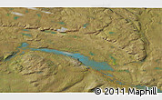 Satellite 3D Map of the area around 67° 31' 18" N, 117° 13' 29" W