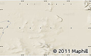 Shaded Relief Map of the area around 67° 31' 18" N, 136° 55' 30" E