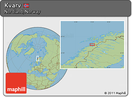 Savanna Style Location Map of Kvarv