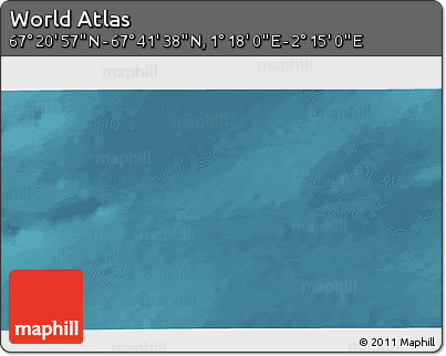 Satellite 3D Map of the Area around 67° 31' 18" N, 1° 46' 29" E
