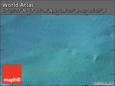 Satellite Map of the Area around 67° 31' 18" N, 21° 10' 29" W