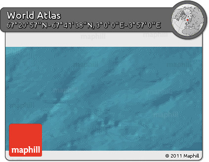 Satellite 3D Map of the Area around 67° 31' 18" N, 3° 28' 30" E