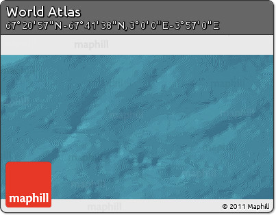 Satellite 3D Map of the Area around 67° 31' 18" N, 3° 28' 30" E