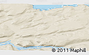 Shaded Relief 3D Map of the area around 67° 31' 18" N, 51° 46' 29" W