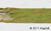 Satellite Panoramic Map of the area around 67° 31' 18" N, 67° 13' 29" E