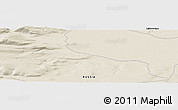 Shaded Relief Panoramic Map of the area around 67° 31' 18" N, 67° 13' 29" E