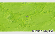 Physical 3D Map of the area around 67° 31' 18" N, 85° 4' 29" E
