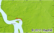 Physical Map of the area around 67° 31' 18" N, 86° 46' 30" E