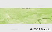 Physical Panoramic Map of the area around 67° 49' 45" N, 103° 46' 30" E