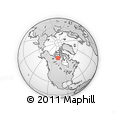 Outline Map of the Area around 67° 49' 45" N, 104° 28' 29" W, rectangular outline