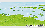 Physical 3D Map of Kugluktuk