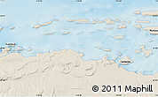 Shaded Relief Map of Kugluktuk