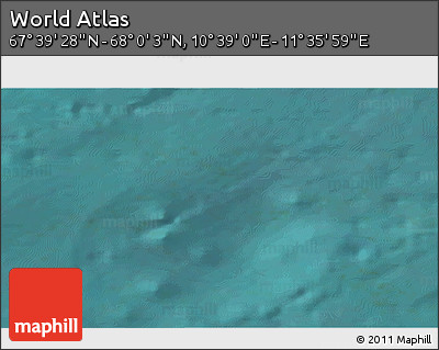 Satellite 3D Map of the Area around 67° 49' 45" N, 11° 7' 30" E