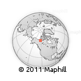 Outline Map of the Area around 67° 49' 45" N, 123° 10' 30" W, rectangular outline