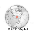 Outline Map of the Area around 67° 49' 45" N, 125° 52' 30" E, rectangular outline