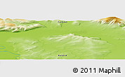 Physical Panoramic Map of the area around 67° 49' 45" N, 136° 4' 29" E