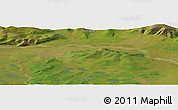 Satellite Panoramic Map of the area around 67° 49' 45" N, 136° 4' 29" E